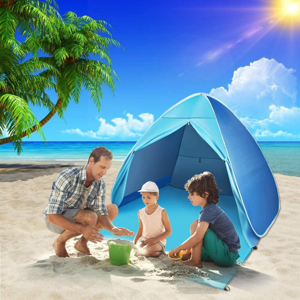 Pop Up Beach Tent with Canopy Carry Bag M591482