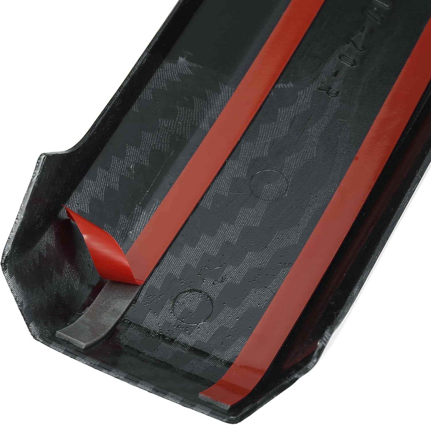 ABS Carbon Fiber Pattern Window Lift Trim Switch Panel Cover Black Pack of 2 I4145
