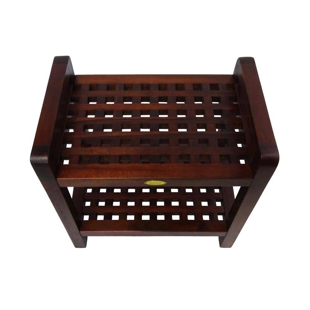 Teak Shower Bench with Handles T4276