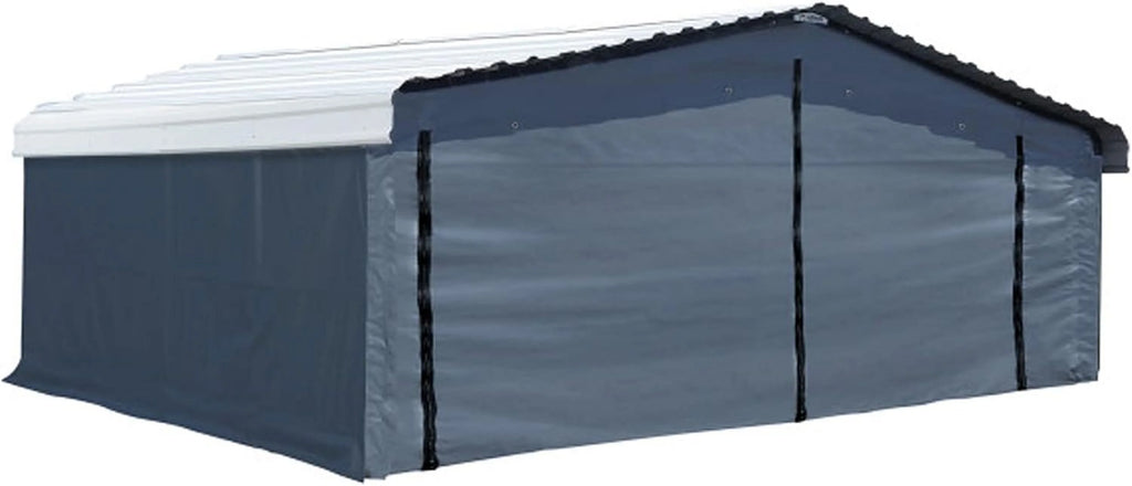 20 x 20 ft. Fabric Carport Enclosure Kit B8919