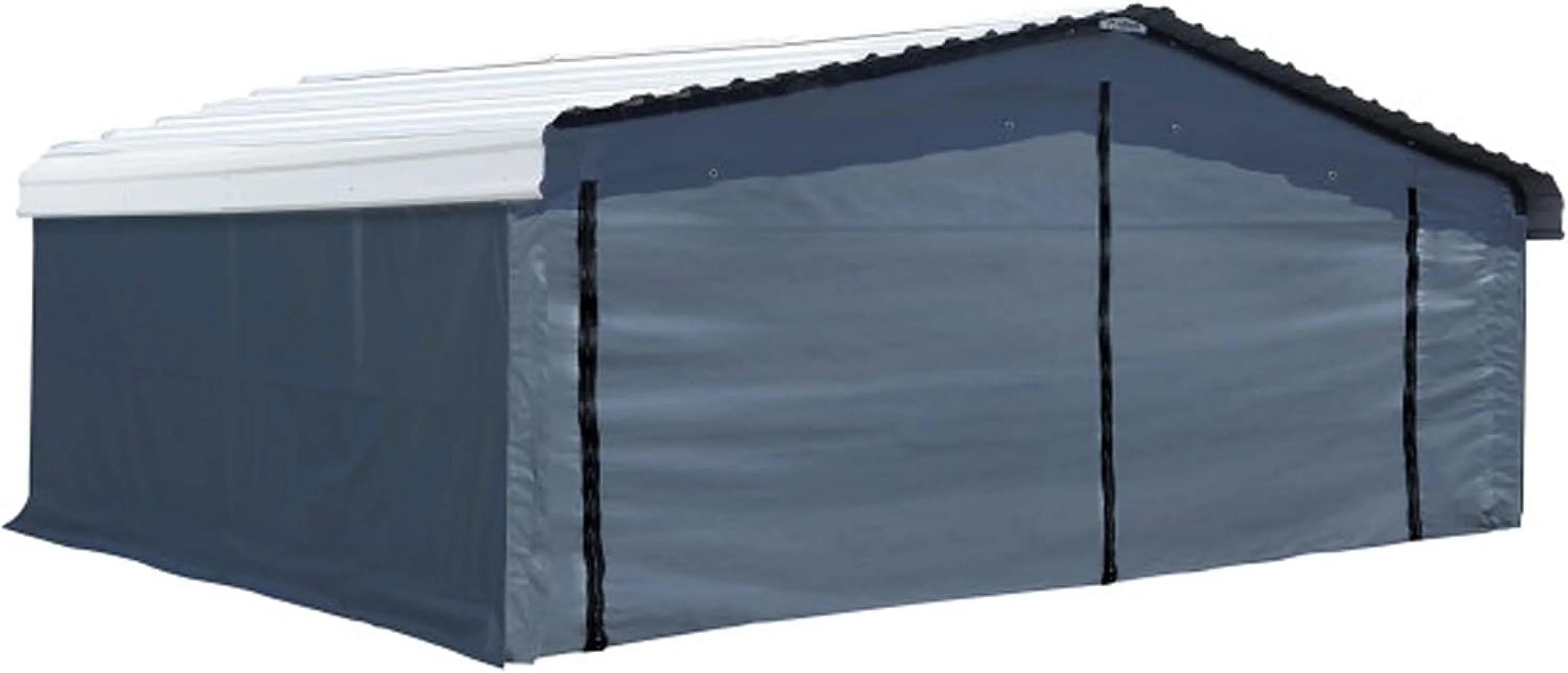 20 x 20 ft. Fabric Carport Enclosure Kit B8919