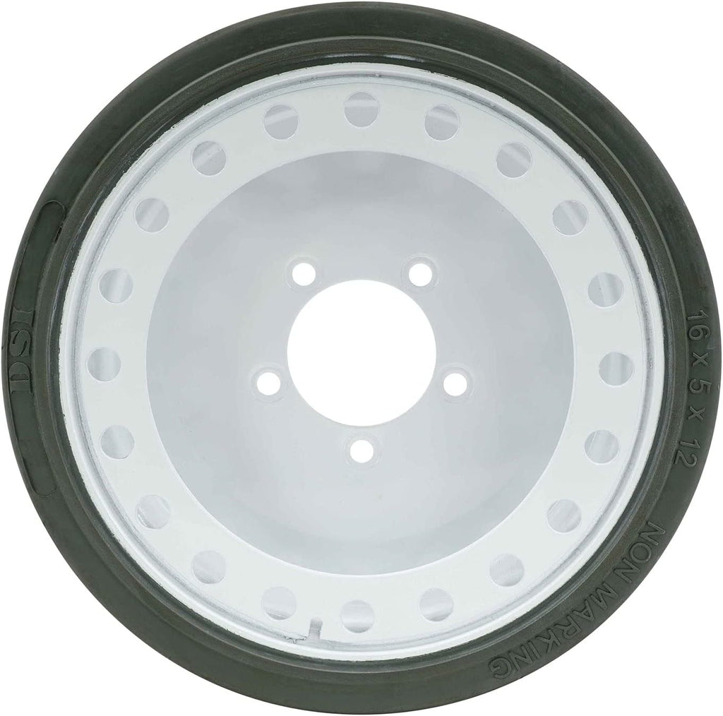 Non-Marking Scissor Lift Tires 16 x 5 x 12 Wheel Assembly I596