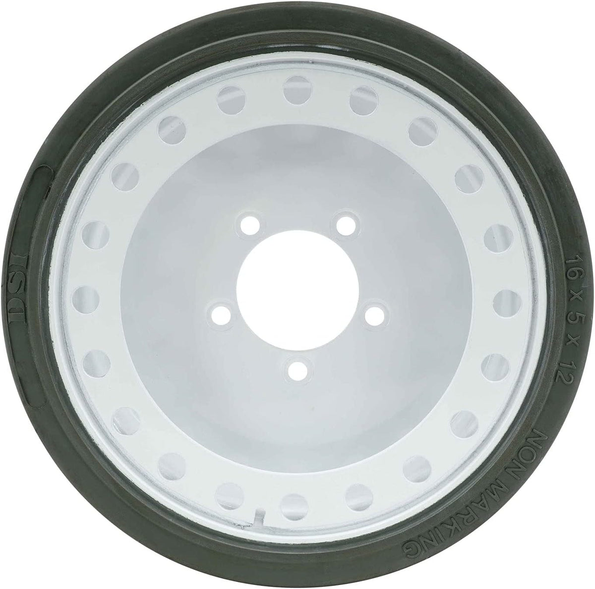 Non-Marking Scissor Lift Tires 16 x 5 x 12 Wheel Assembly I596