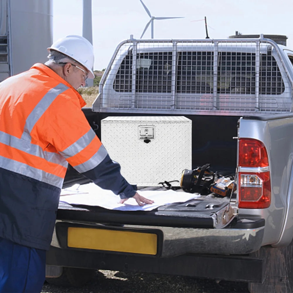 24" Aluminum Truck Tool Box with Lock N323164