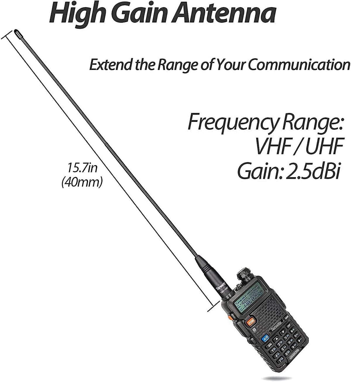 8W Dual Band Two Way Radio 2Pack F76662