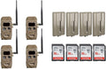 4 Blackflash Cameras 4 Battery Power Banks 4 8GB SD Cards P1694