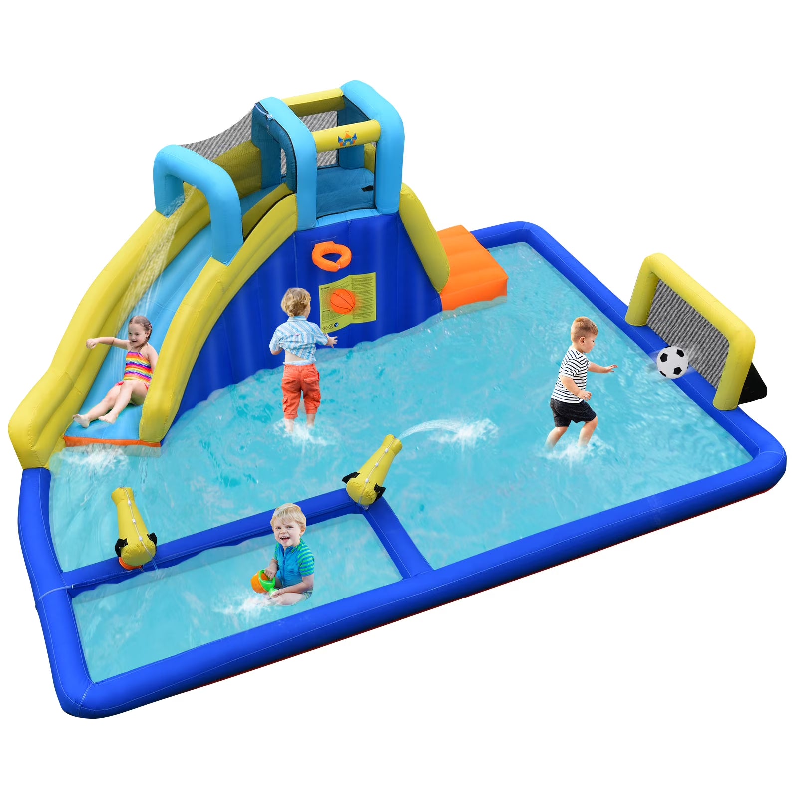 Inflatable Water Slide Bounce House Climbing Wall K8072