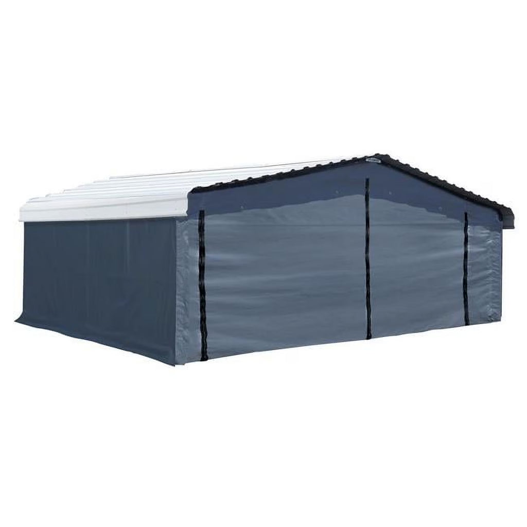 20 x 20 ft. Fabric Carport Enclosure Kit B8919
