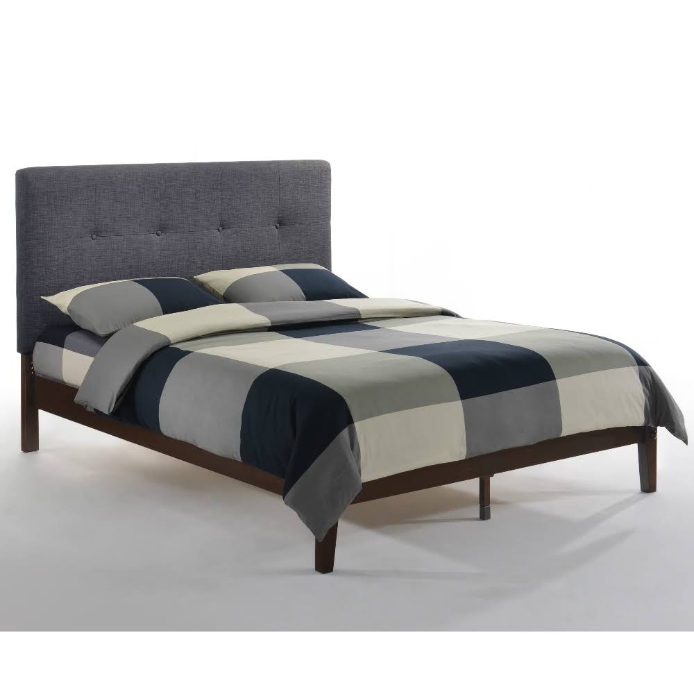 Medium Oak Twin Bed Frame H1293
