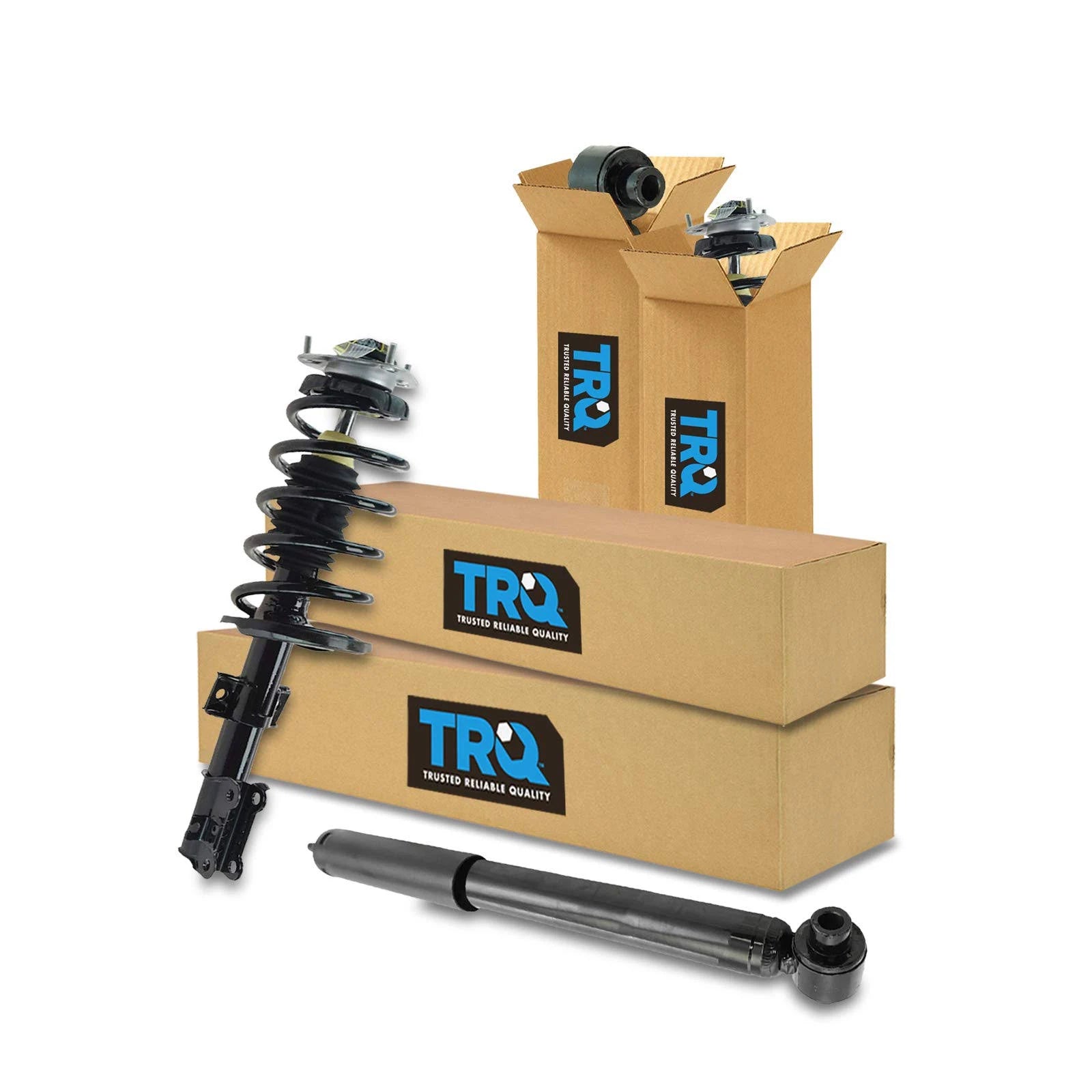 Strut Spring Assemblies Shock Absorber Kit Set 4pc E460