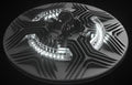 200W UFO LED High Bay Light with 110V Plug, 5000K Daylight A7378